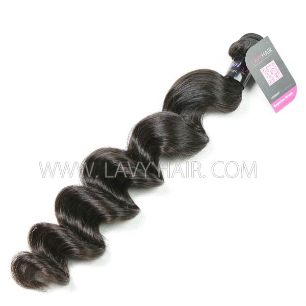Superior Grade 1 bundle Mongolian Loose Wave Virgin Human Hair Extensions