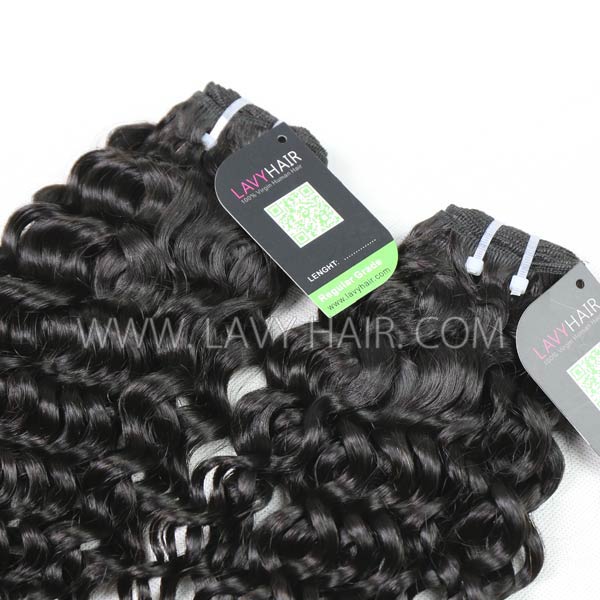 Regular Grade 1 Bundle Mongolian Italian Curly Virgin Human Hair Extensions