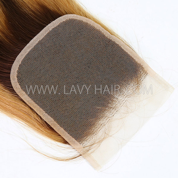 #P4/27 Lace top closure 4*4 5*5 13*4 Human hair Transparent Lace and HD Lace Swiss lace