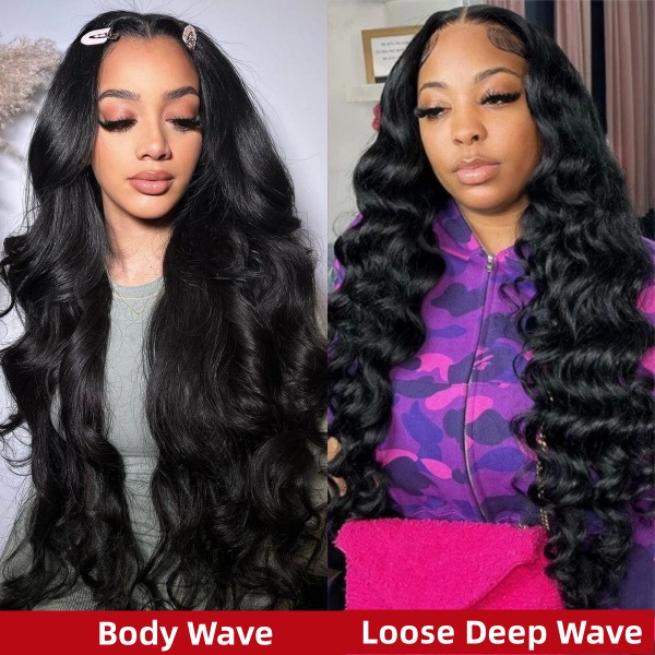 (All Texture Link) 250% Density Bundles With 2*6 6*6 7*7 Lace Closure Sewing Wigs Human Hair Wear Go 100% Glueless