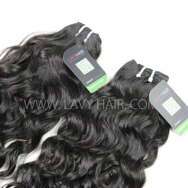 Regular Grade mix 3 or 4 bundles Malaysian Natural Wave Virgin Human hair extensions