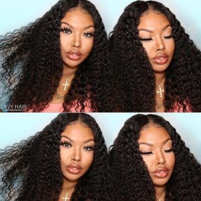 130% Density Full Lace Wigs Italian Curly Human Hair Swiss Lace Brown Lace