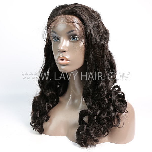 Lace Frontal Wigs 130% Density Straight Loose Wave Human Hair