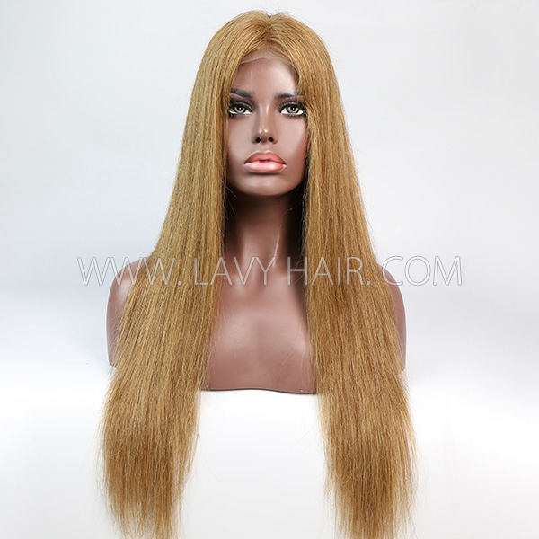 Color 8 Lace Closure 4*4 With Bundles Sewing Wigs Straight Human hair