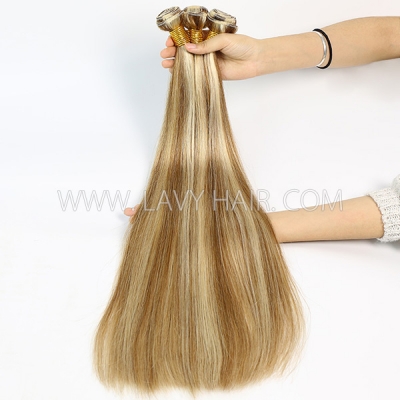 Color p8/613 Straight Hair Human Virgin Hair 1 Bundle