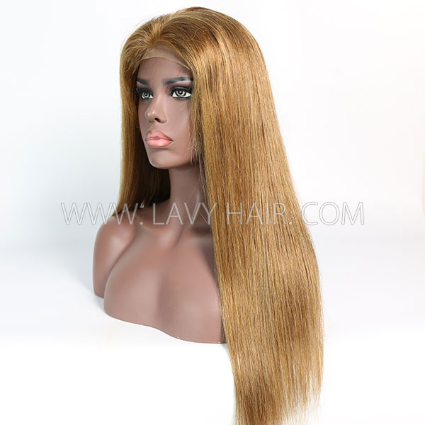 Color 6 Lace Closure 4*4 With Bundles Sewing Wigs Straight Human hair