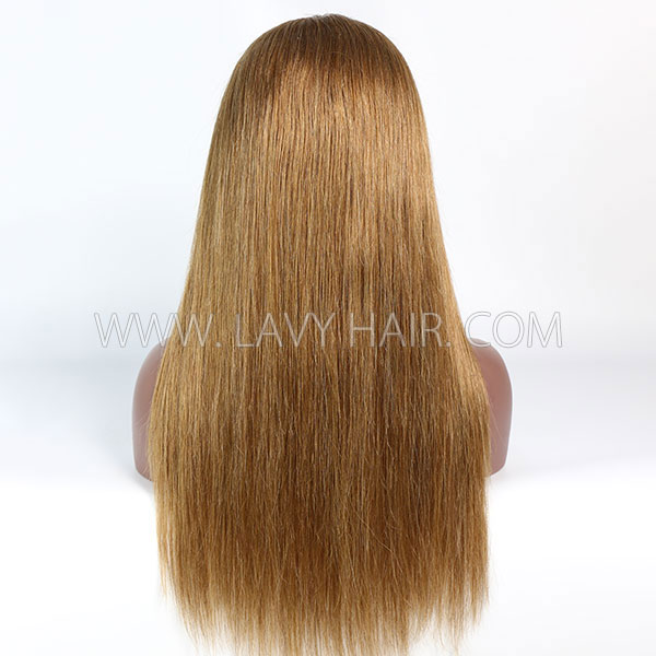 Color 6 Lace Closure 4*4 With Bundles Sewing Wigs Straight Human hair