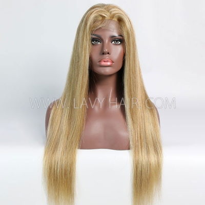 Color P8/613 Lace Closure 4*4 With Bundles Sewing Wigs Straight Human hair