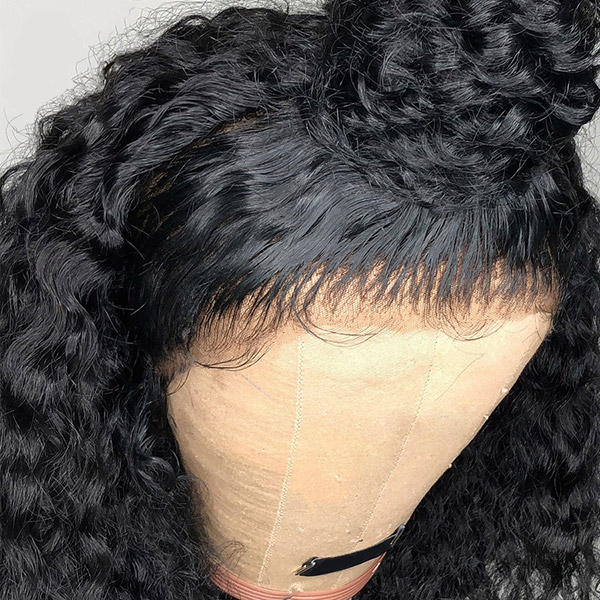 180% Density Full Lace Wigs Deep Curly Human Hair