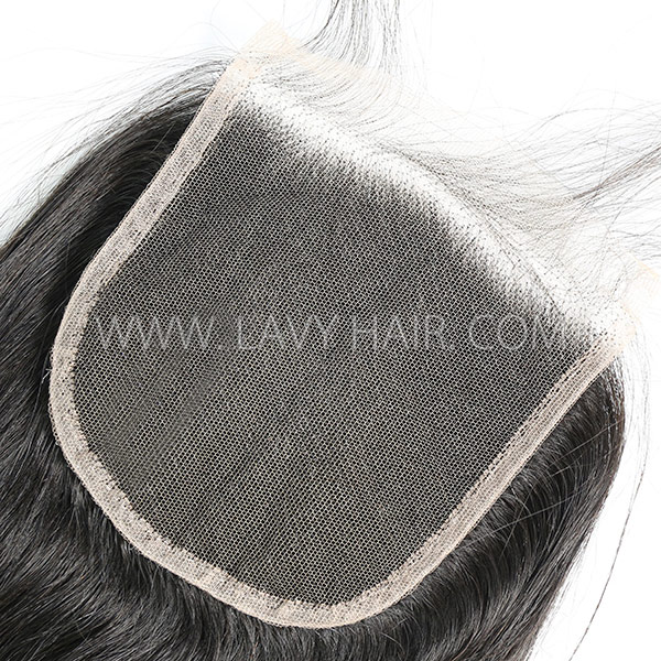 HD Lace Human Hair 4*4 Medium Brown Lace Closure