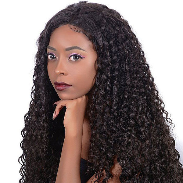180% Density 1B/30 Ombre Color & Natural Color Loose Deep Wave Human Hair Lace Frontal Wigs Wear Go