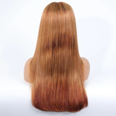 1B/130 Color Straight Human Hair Wig Customize Only 7 Working Days 130lfw-69