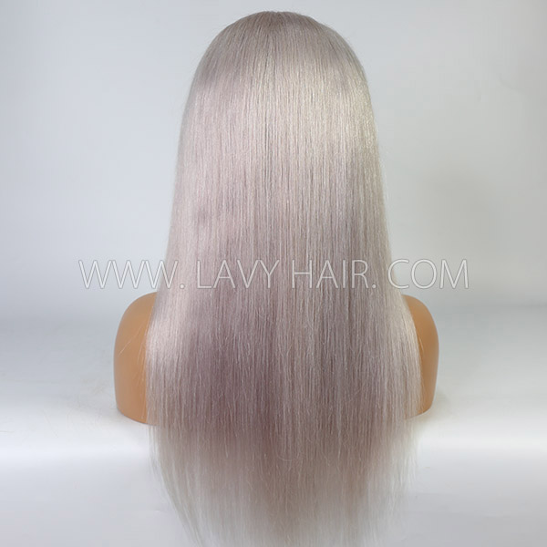 Glueless Wig White Platinum Blonde 150% Density 13*4 Full Lace Frontal Wig Wear Go 5-7 Days Customize 613lfw-78A6