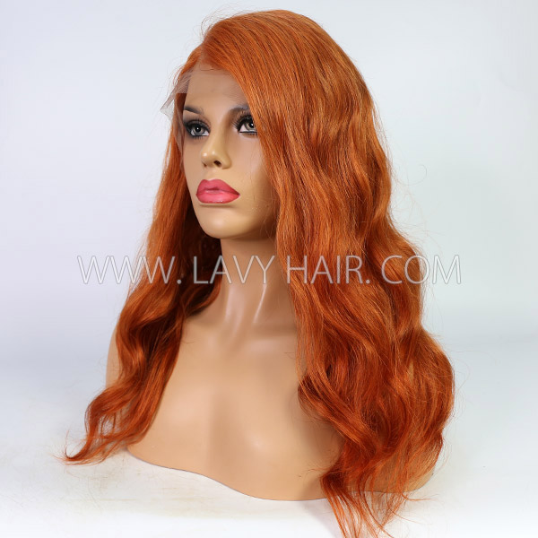 Glueless Wig Honey Brown Color 150% Density Wear Go Lace Wig 5-7 Days Customize 613lfw-70A15