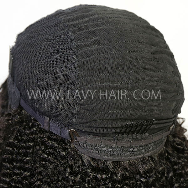 130% & 300% Density U part / V part Wig Kinky Curly Human Hair （leave message if need left /right side u part）