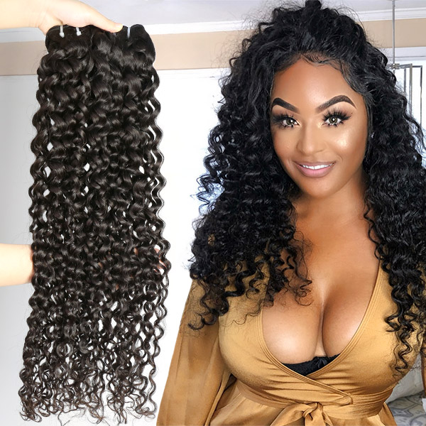Superior Grade mix 3 or 4 bundles Peruvian Italian curly Virgin Human hair extensions