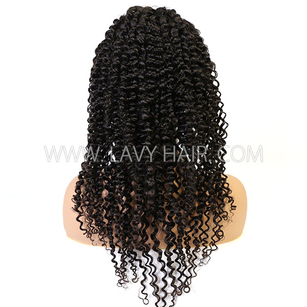 130% Density Deep Curly Lace Front Wigs Human hair