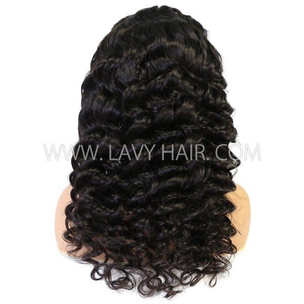 130% Density Loose Wave Lace Frontal Wigs Human Hair