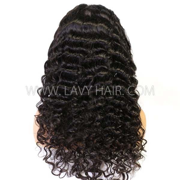 130% Density Full Lace Wigs Loose Wave Human Hair Swiss Lace Brown Lace