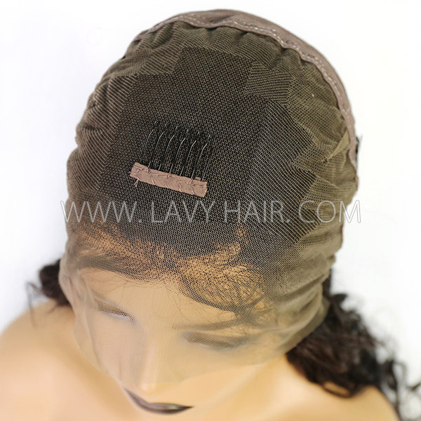 180% Density Full Lace Wigs Natural Wave Human Hair