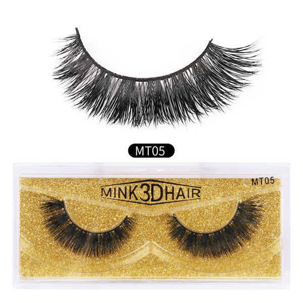 1 Pair 3D Mink Eyelashes MT Series (10 size choices ,leave message or by random)