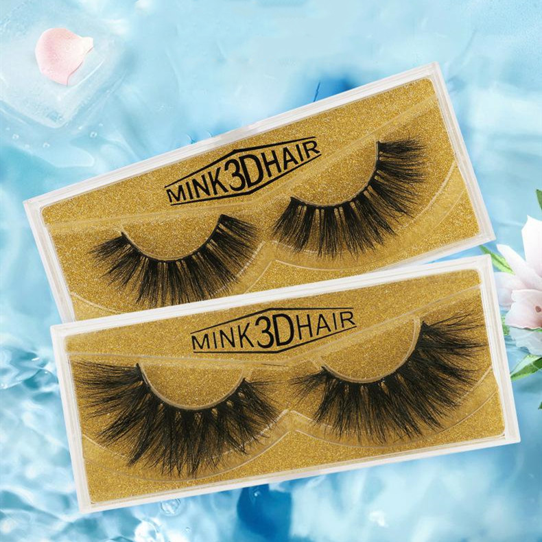 1 Pair Large 3D Mink Hair False Eyelashes  (25 size choices ,leave message or by random)