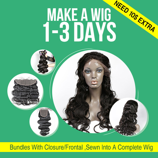 Complete Wig Sewing Service With 1-3 Days Customize 10$ extra
