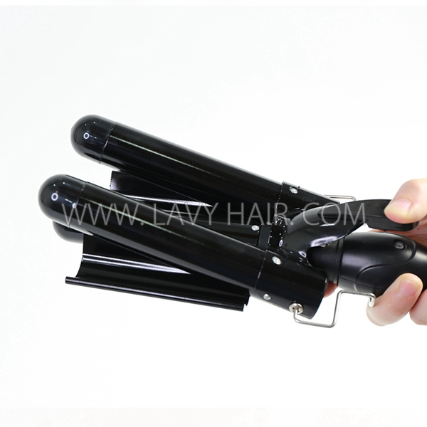 Hair Curler Iron With Three Barrels Professional Wave Curl Hair Styling Tool Temperature 180℃-210℃