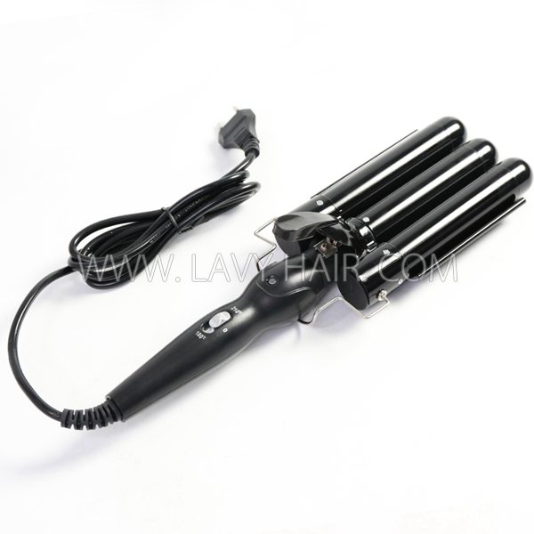 Hair Curler Iron With Three Barrels Professional Wave Curl Hair Styling Tool Temperature 180℃-210℃