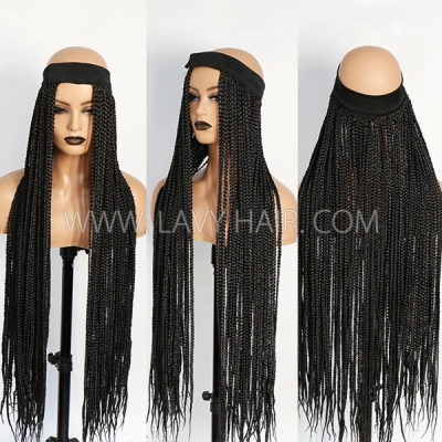 Synthetic Braid Hair Band Buy One Get Two Kinds of Cap Hat By Random or Leave Message