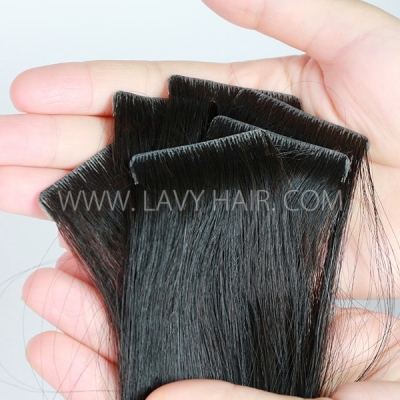 PU Tape In Hair Extensions Skin Weft （20 pcs 50 grams 1 Pack ）3 Packs Get Free Replaceable Tape Glue Seamless Adhesives Tape Human Virgin Hair