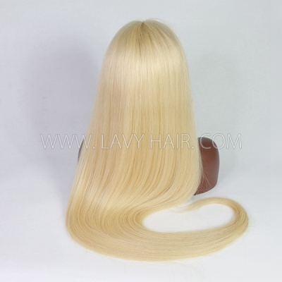 613 Blonde HD Lace Full Lace Wigs 130% Density Blonde Straight Hair Human Hair