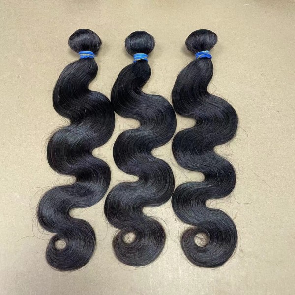 Lavy Hair 14A Top Grade Raw Hair Blue Band Color Even Smooth Soft Cuticle Aligned Unprocessed Bundle