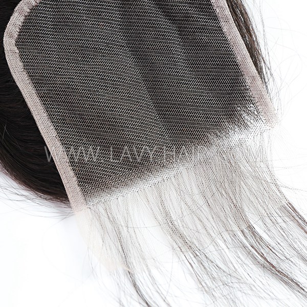 Regular Grade Lace closure Frontal 4*4 5*5 13*4 Transparent Swiss lace Human hair