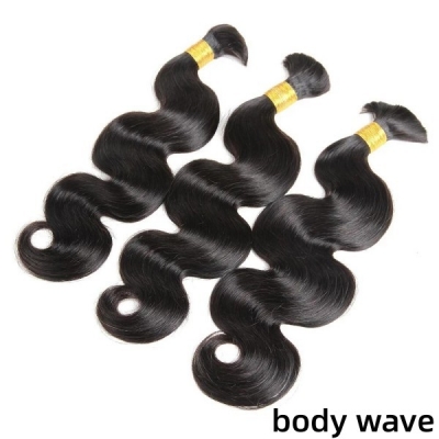 Hot Selling Hair Bulk No Weft For Braiding 100% Human Hair Quick Weave Extensions