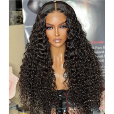(3-4.5 Bundles Thickness) High Density Picture Style Preplucked 5*5 Lace Closure Wigs Human Hair High Quality Wear Go 100% Glueless
