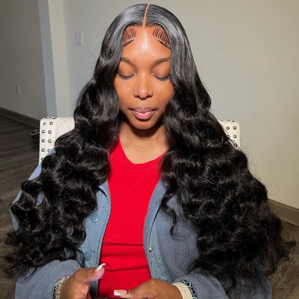 300% Density Loose Wave 13*4 Lace Frontal Wig