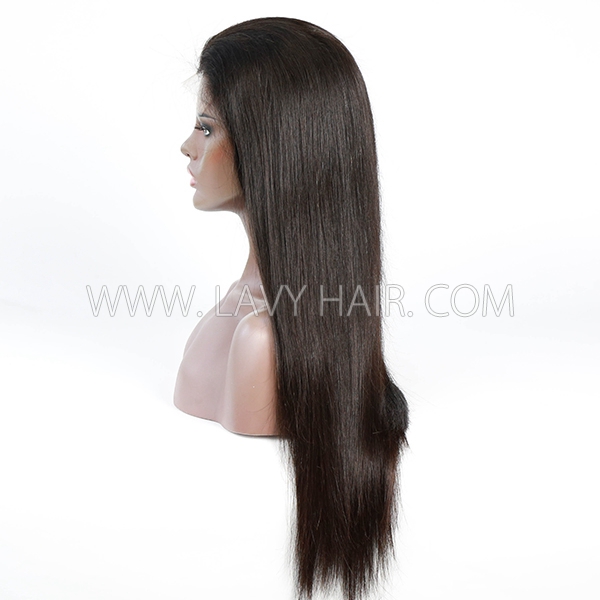(All Texture Link) HD Lace Pre Bleached Glueless Wear Go Anti-Slip Strip Cap  200% Density 100% Human Hair Pre plucked Hairline
