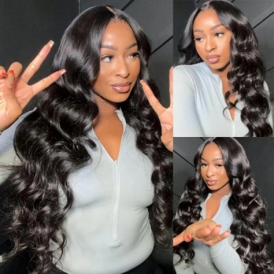 (All Texture Link) 250% Density Bundles With 13*4 13*6 Frontal Sewing Wigs Human Hair Wear Go 100% Glueless