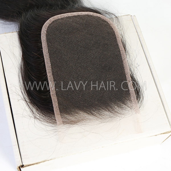 （New）Advanced Grade HD Lace 4*6 Closure Preplucked Invisible Melted Lace Human Hair Straight/Curly/Wavy