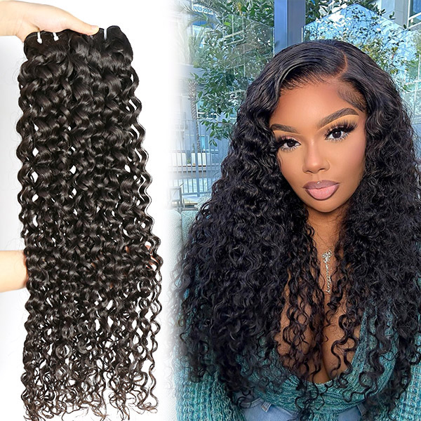 Superior Grade 1 Bundle Italian Curly Virgin Human Hair Extensions #1b color Brazilian Peruvian Malaysian Indian European Cambodian Burmese Mongolian