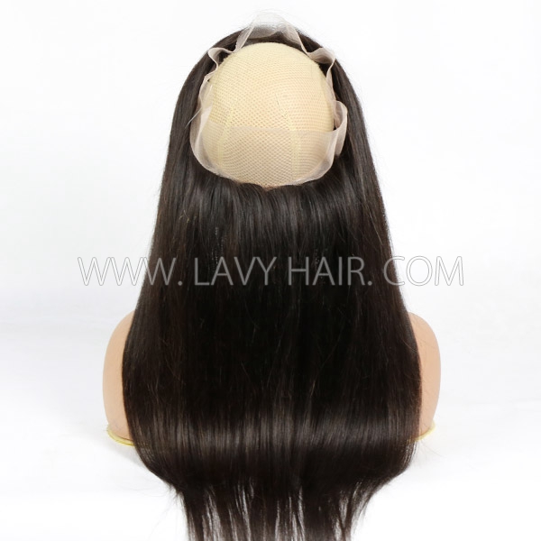 Upgraded 2.0 Invisi-Strap 360 Lace Frontal HD Lace and Transparent Lace Human Virgin Hair