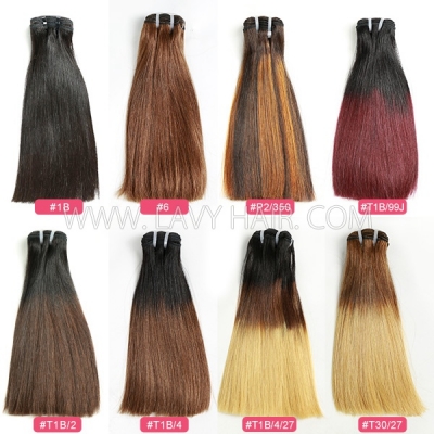 Super Double Drawn (Same Full From Top To Tip) Vietnamese Raw Hair Extensions 105 Grams/1 Bundle Different Color Choice