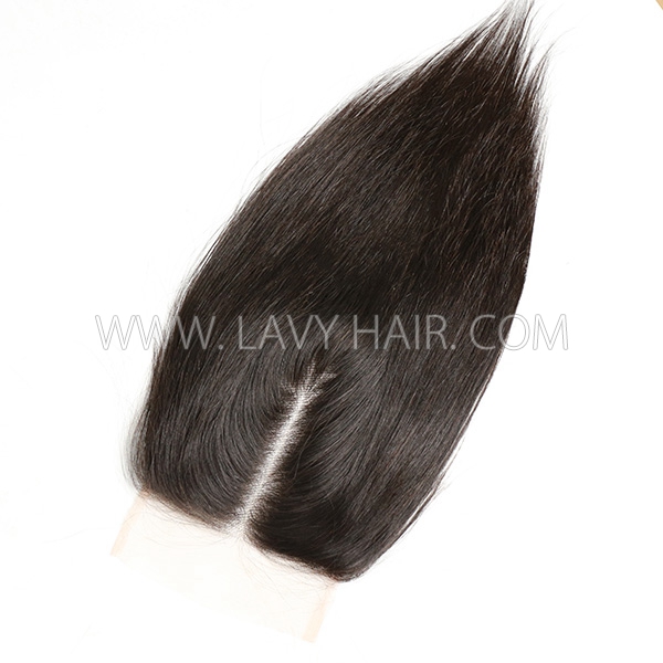 Color Hair 2*6 and 5*5 Lace closure Vietnamese Raw Hair Bone Straight Transparent Lace Swiss lace