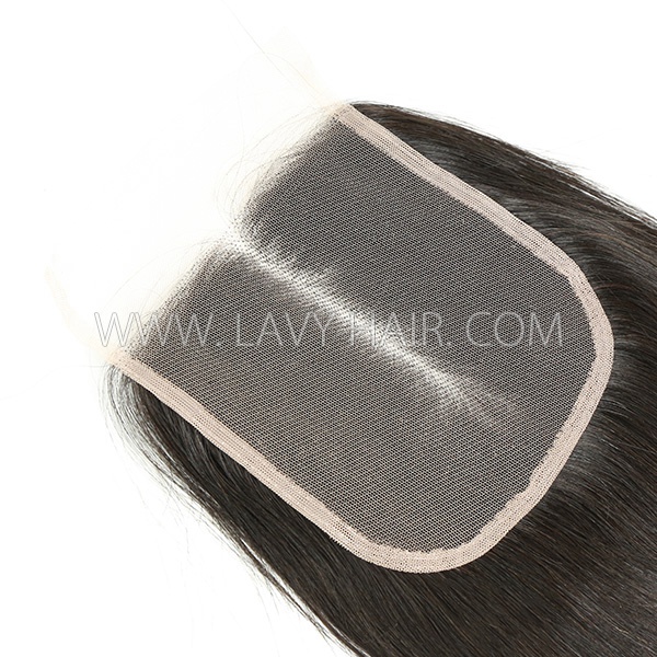 Color Hair 2*6 and 5*5 Lace closure Vietnamese Raw Hair Bone Straight Transparent Lace Swiss lace