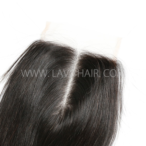 Color Hair 2*6 and 5*5 Lace closure Vietnamese Raw Hair Bone Straight Transparent Lace Swiss lace