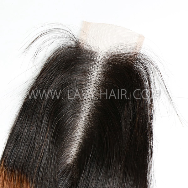 Color Hair 2*6 and 5*5 Lace closure Vietnamese Raw Hair Bone Straight Transparent Lace Swiss lace