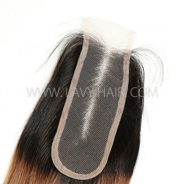 Color Hair 2*6 and 5*5 Lace closure Vietnamese Raw Hair Bone Straight Transparent Lace Swiss lace