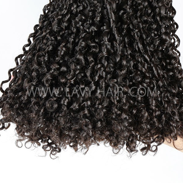 Pixie Curly Double Drawn Hair Extensions 95-105 Grams/1 Bundle Different Color Choice (Same Full From Top To Tip)