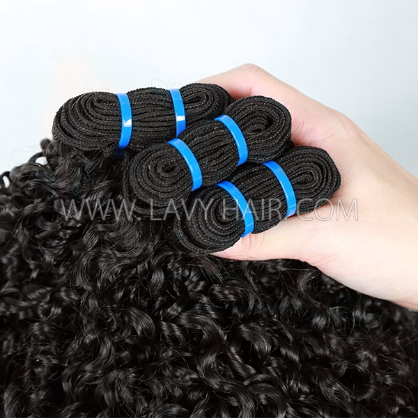 Pixie Curly Double Drawn Hair Extensions 95-105 Grams/1 Bundle Different Color Choice (Same Full From Top To Tip)